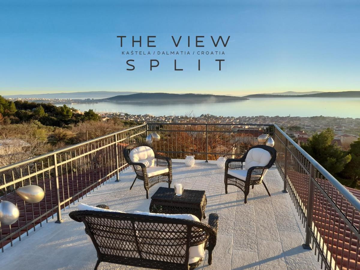 The View Split. Highlight With Roof-Top-Terrace And Pool Lejlighed Kaštela Eksteriør billede